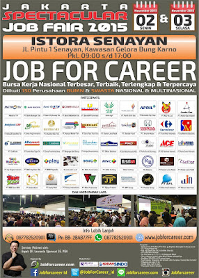 Jakarta Spectacular Job Fair “JOB FOR CAREER” – November 2015