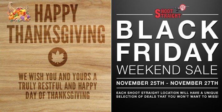 Shoot Straight : Blog: Happy Thanksgiving & Bountiful BLACK FRIDAY SALE Shopping, To All! 11/25 ...