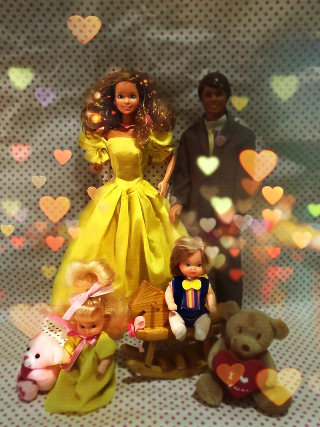 barbie family heart