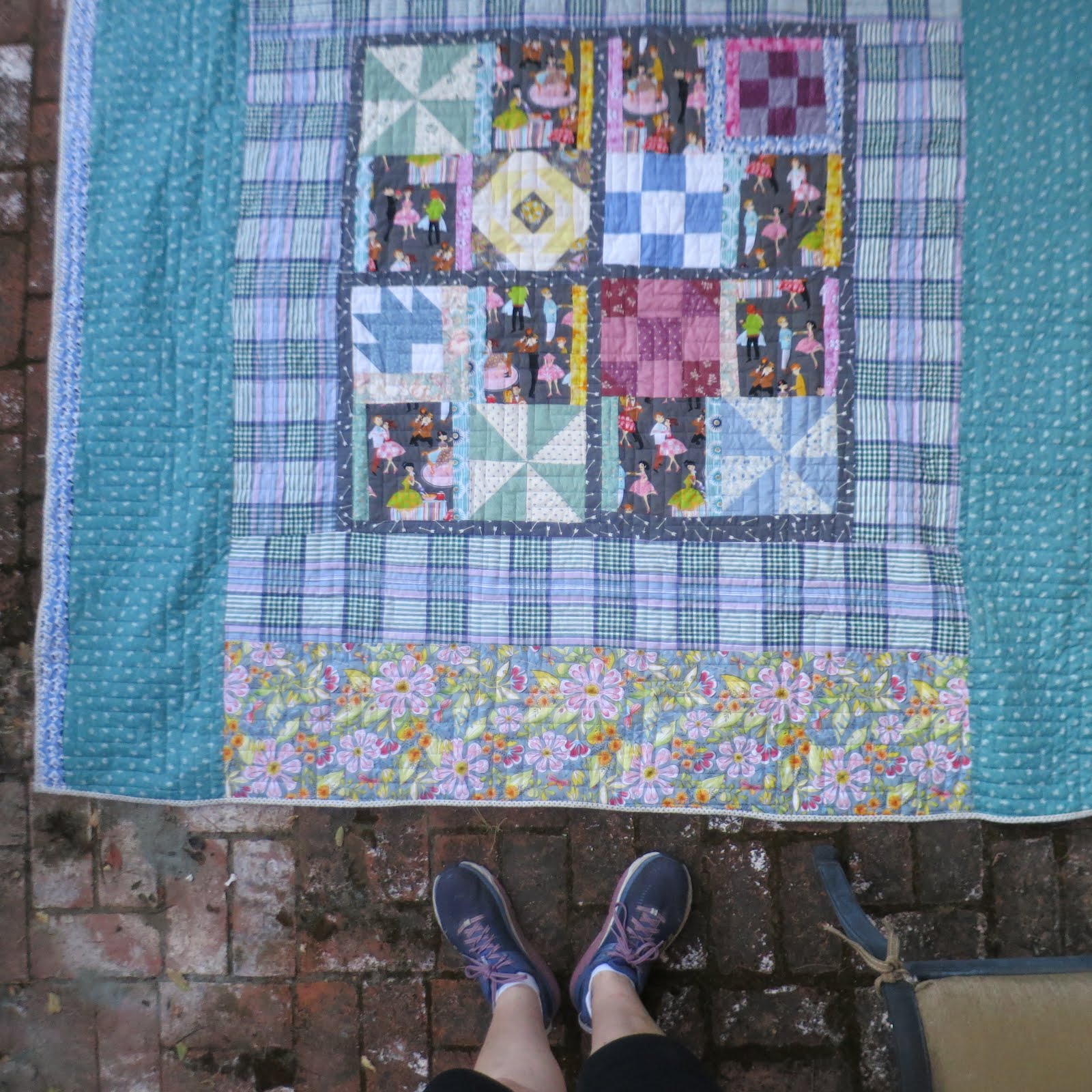Thrift Shop Commando Novelty Fabric Quilt