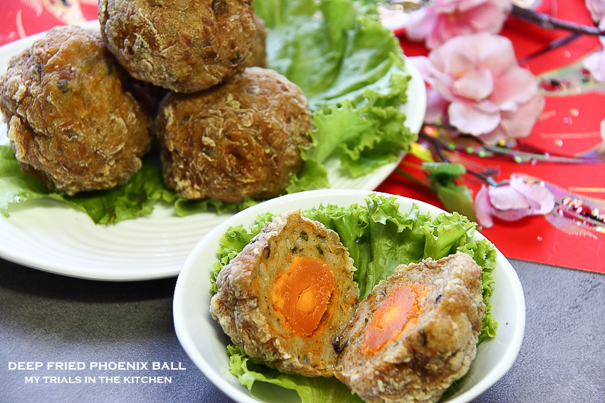 My Trials in the Kitchen: Deep Fried Phoenix Ball 风凰球 ...