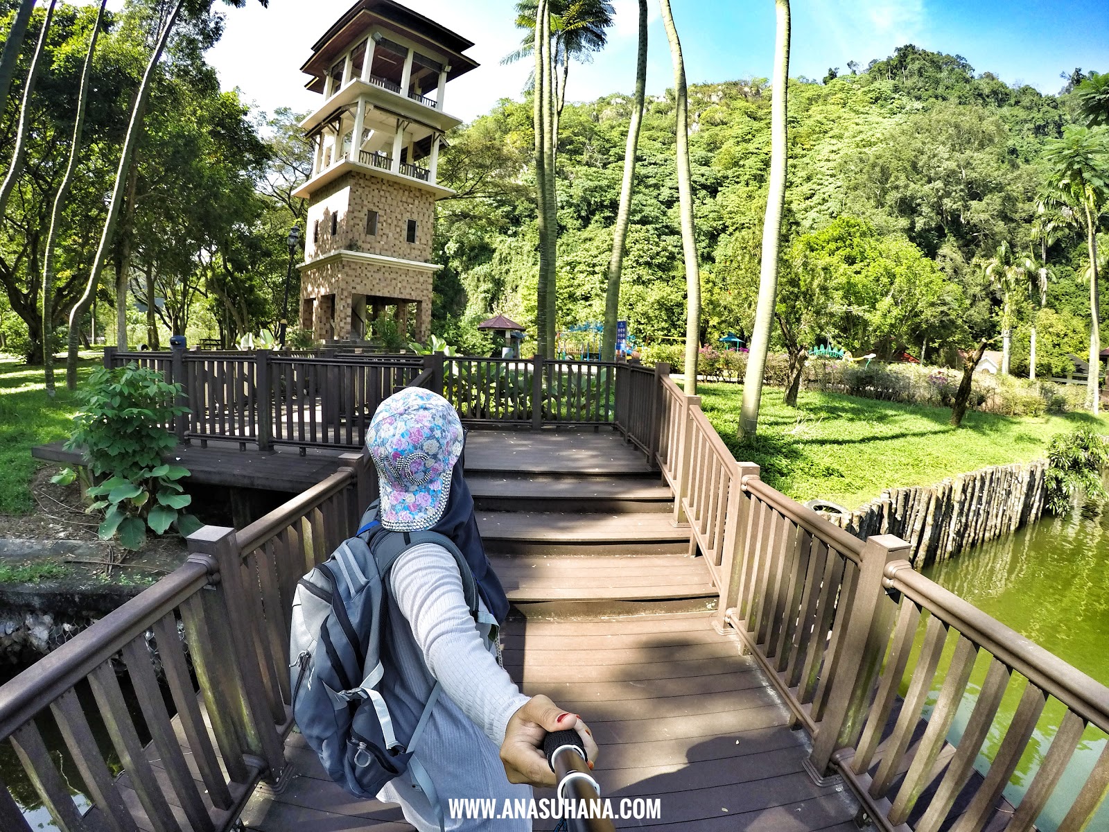 Jalanjalan di Gunung Lang, Ipoh Ana Suhana