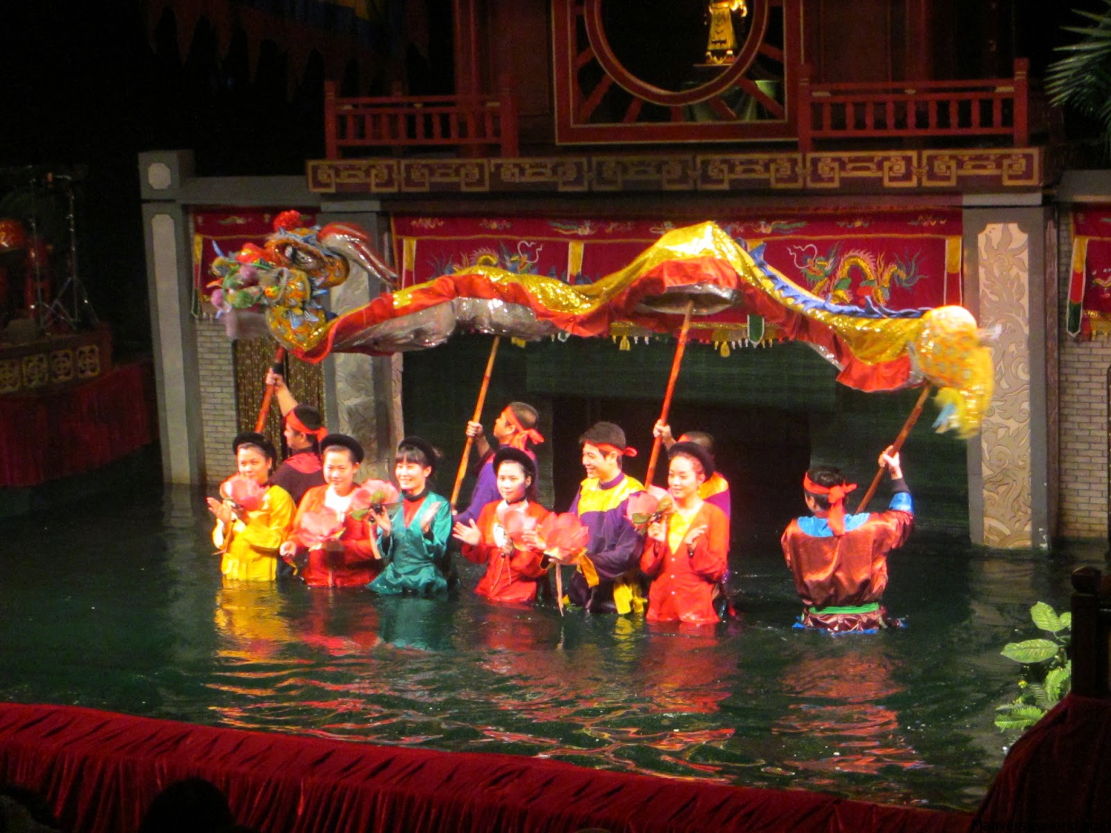Asian Foods and Cultures Vietnamese Water Puppets