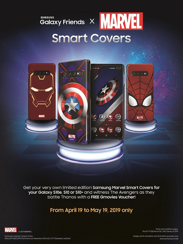 Limited edition Samsung Galaxy Friends x MARVEL Smart Covers