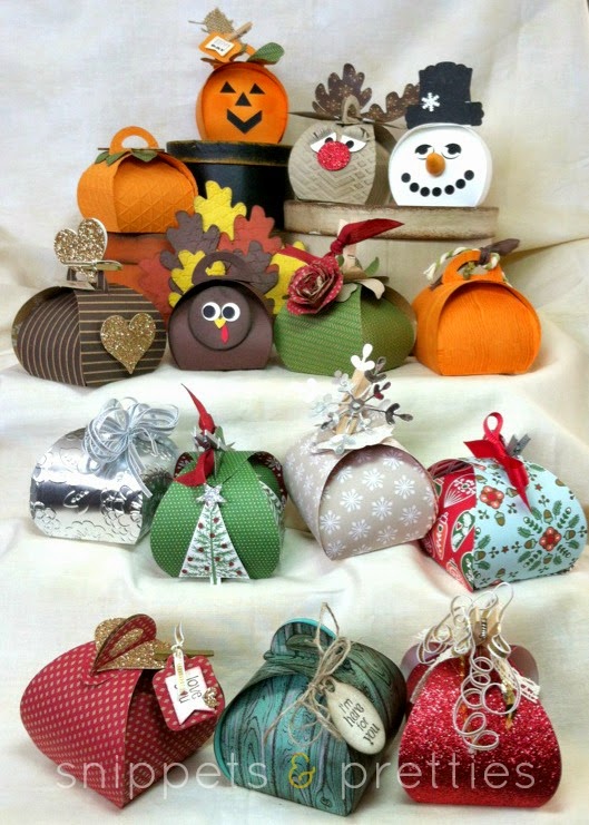 Snippets and Pretties Curvy Keepsake boxes