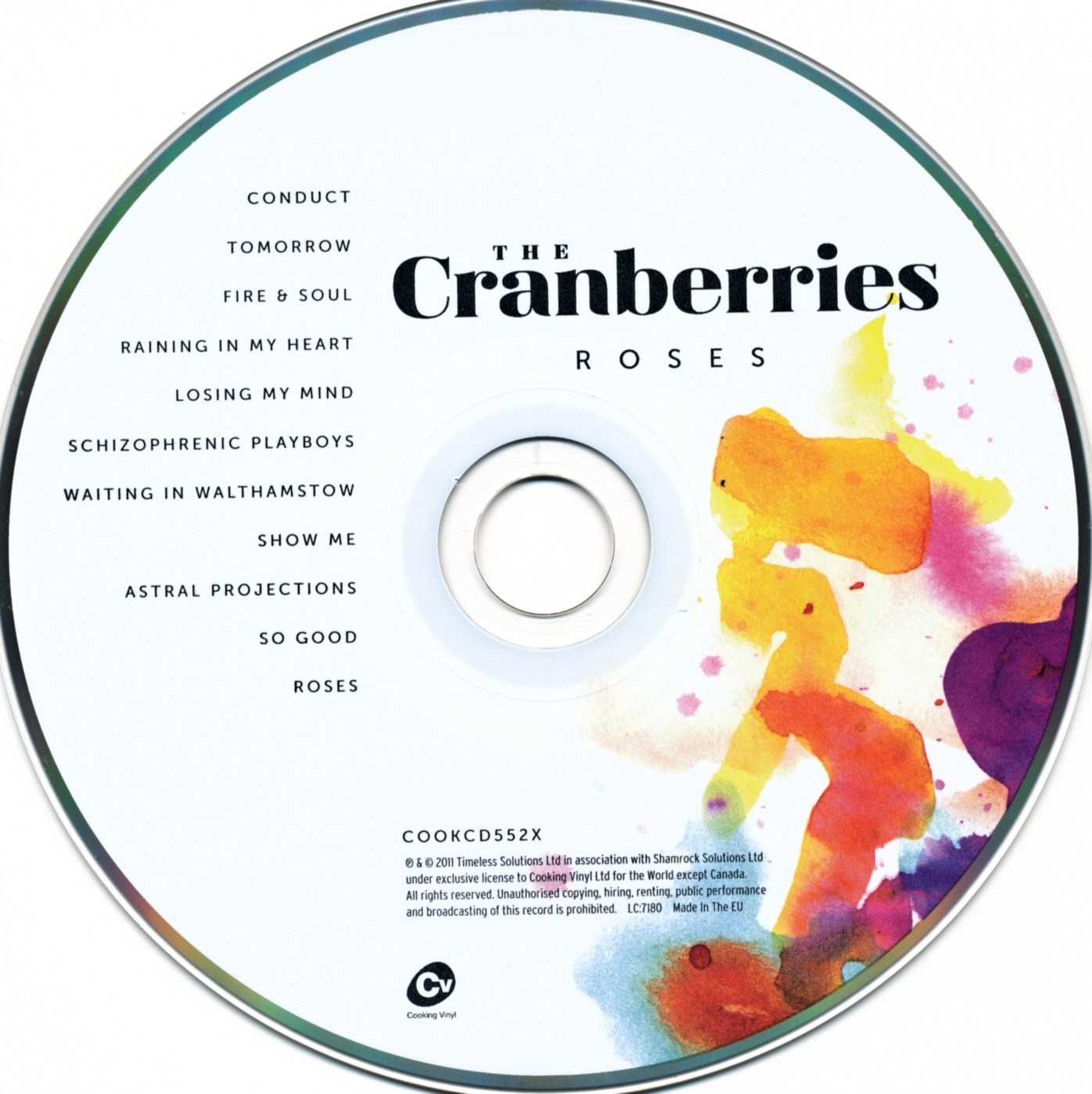 Encarte The Cranberries Roses (Deluxe Edition) Encartes Pop