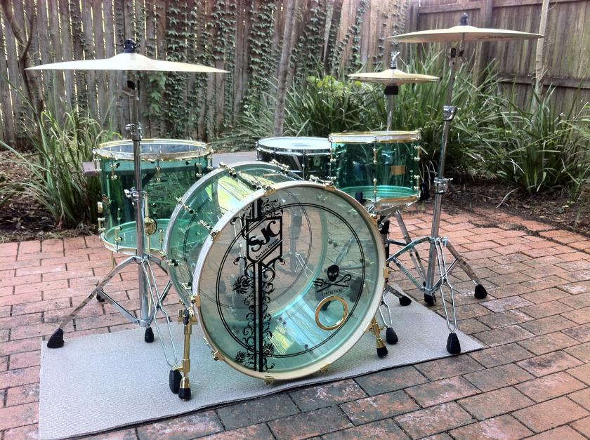 SJC Custom Drums SJC Custom drums Coke bottle acrylic kit