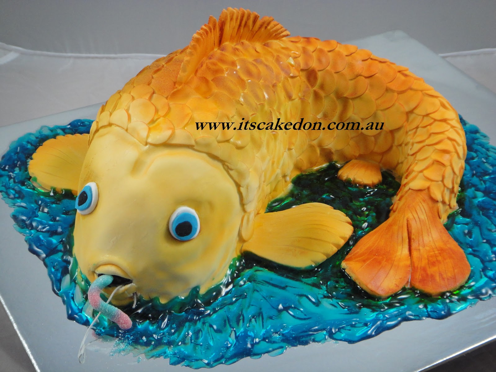 It's Caked On Fish Cake
