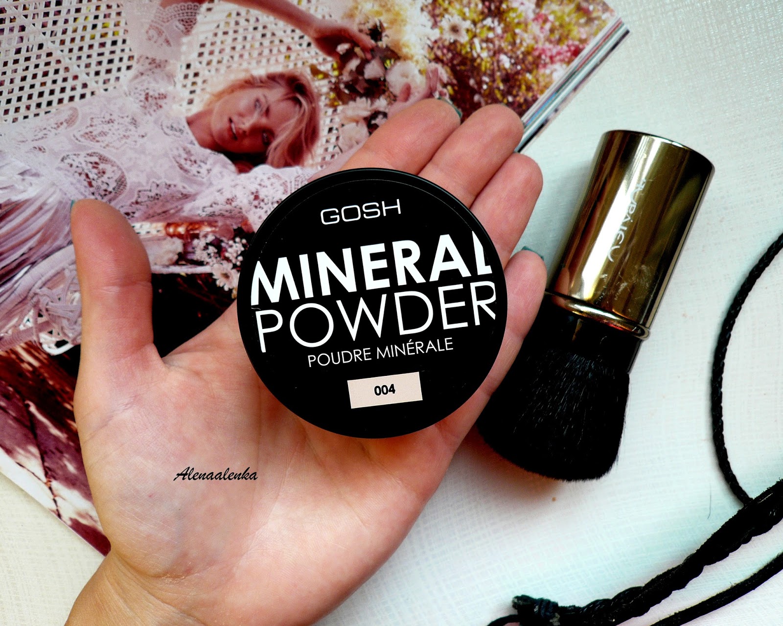 Gosh Mineral Powder #004 Natural \ Минеральная пудра. Отзыв, свотчи ...