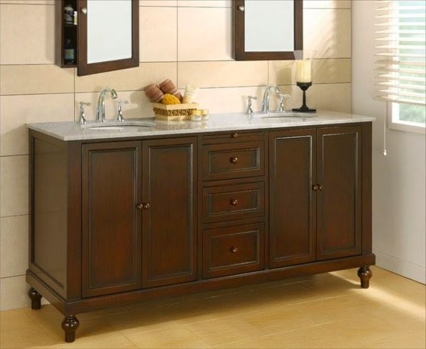 Double Vanity with Cabinet &#8211; current examples