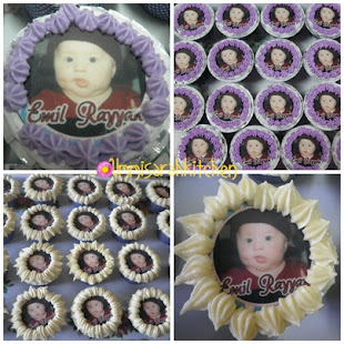 CUP CAKES EDIBLE IMAGE