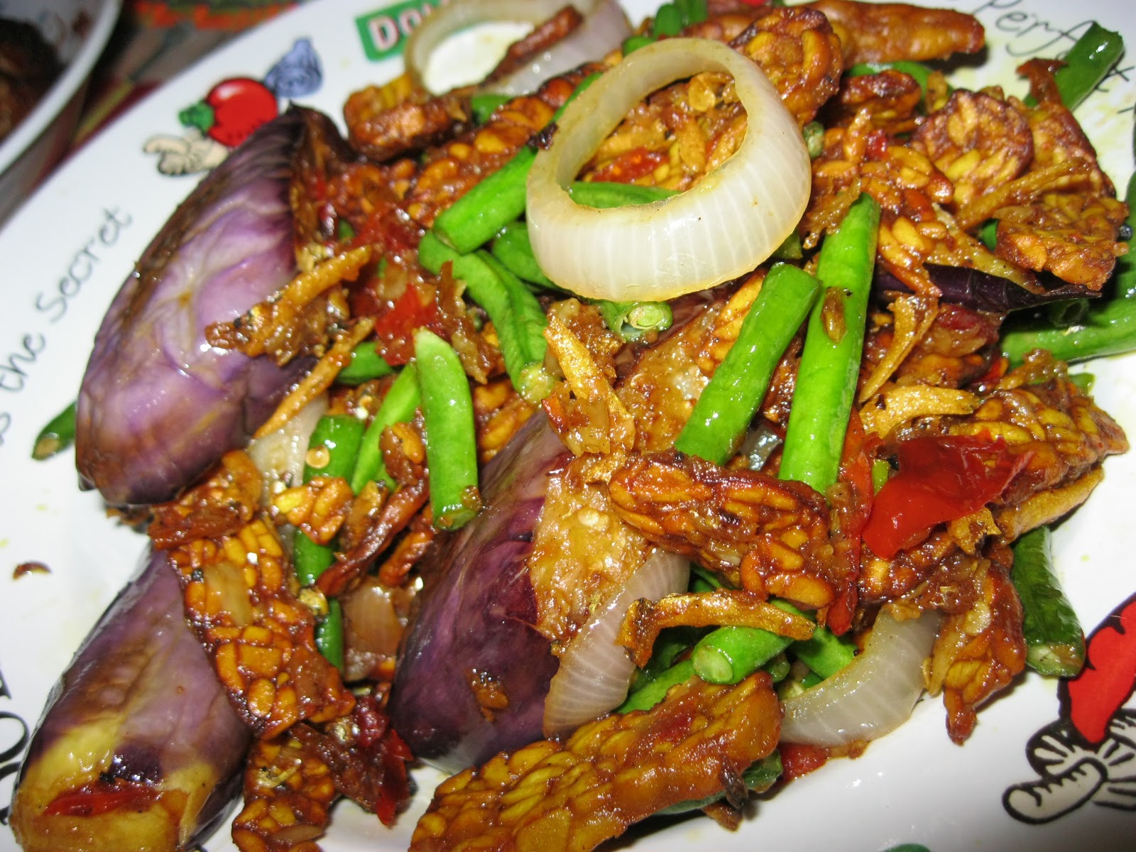 Tales from an eccentric mom Tempe Goreng Bercili With Terong, Bilis