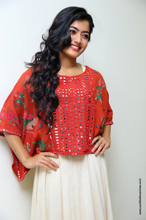 Rashmika Mandanna at Chalo teaser launch