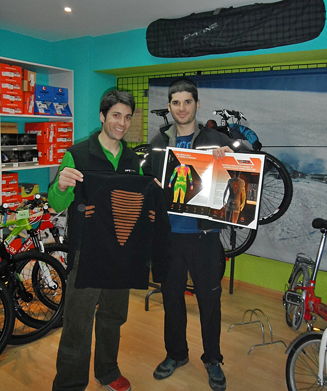 DEPORTES SKIMAN ENTREGA EL REGALO XBIONIC Cruzados BTT Zaragoza