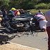 Acidente na estrada de Porto Vitória deixa 4 pessoas feridas. Duas em estado grave