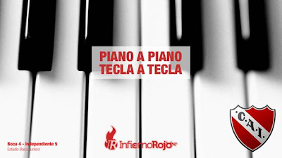 afiche independiente piano tecla