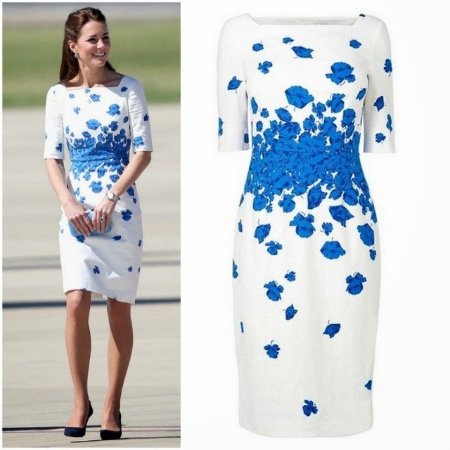 Catherine, Duchess of Cambridge wore Alexander McQueen Dress