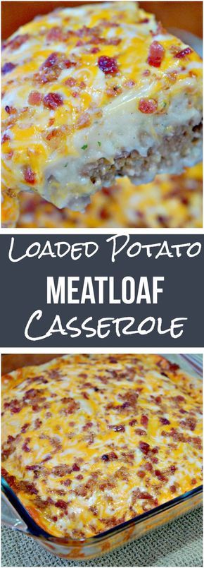 Loaded Potato & Meatloaf Casserole Recipe