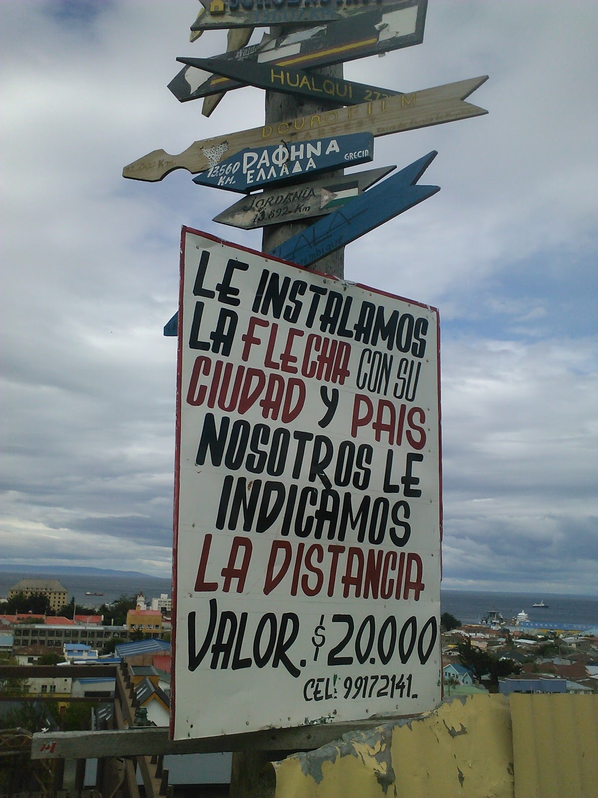 REMEMBRANZAS Curioso letrero