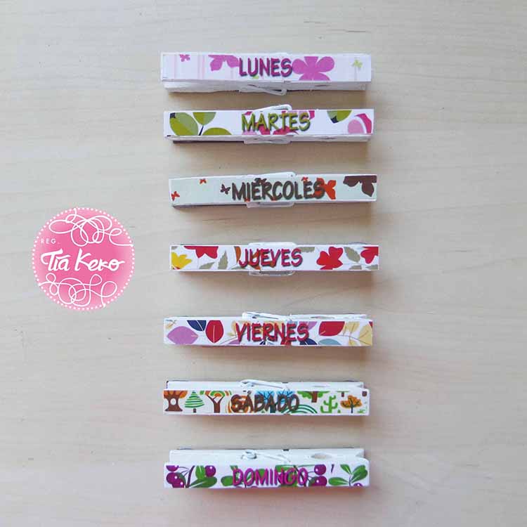 Tía Keko y manualidades con pinzas