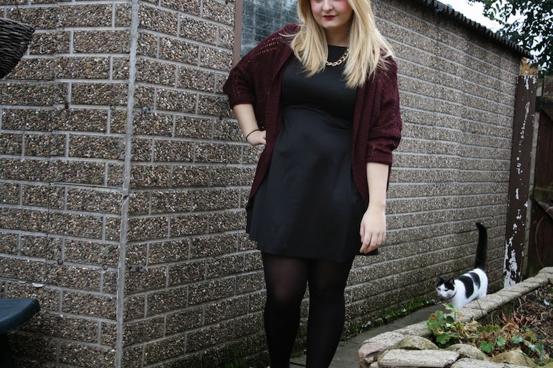 Skater dress deals with cardigan