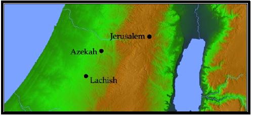 Lachish Bible Map