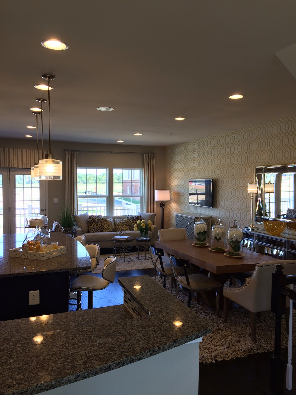 Building Our Strauss Townhome Pictures from Model Homes