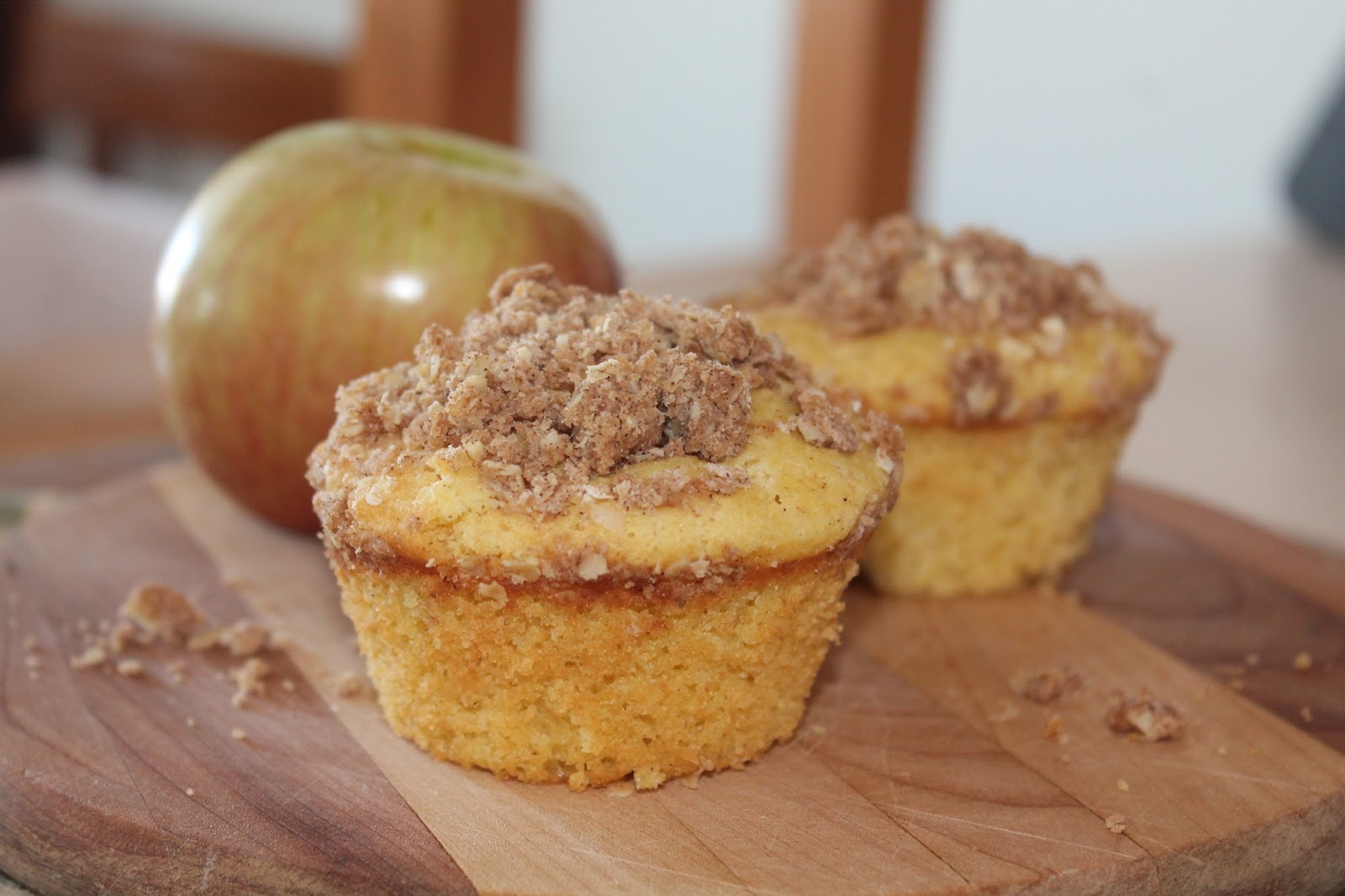 Savory Moments Apple cornmeal muffins {Secret Recipe Club}