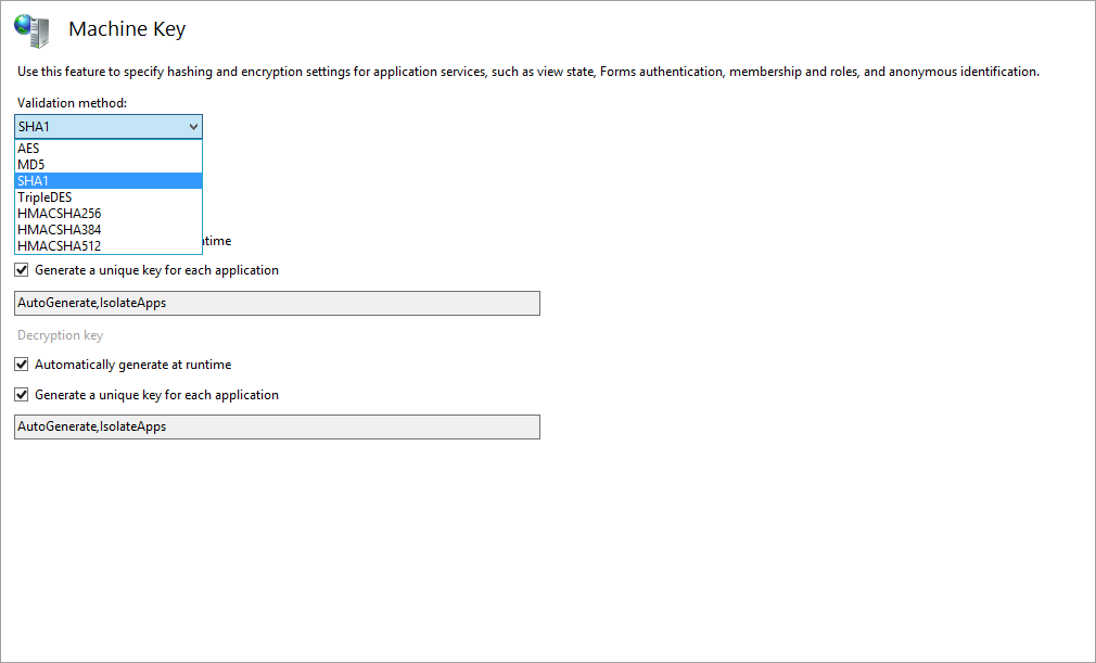 Living and breathing the world of Microsoft Generating a MachineKey