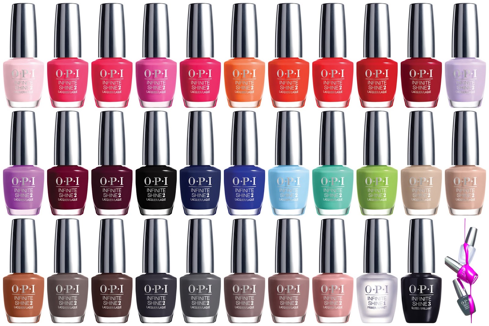 OPI Infinite Shine Range Launches tomorrow in Switzerland: the test goes  on! Part II / Polished Polyglot