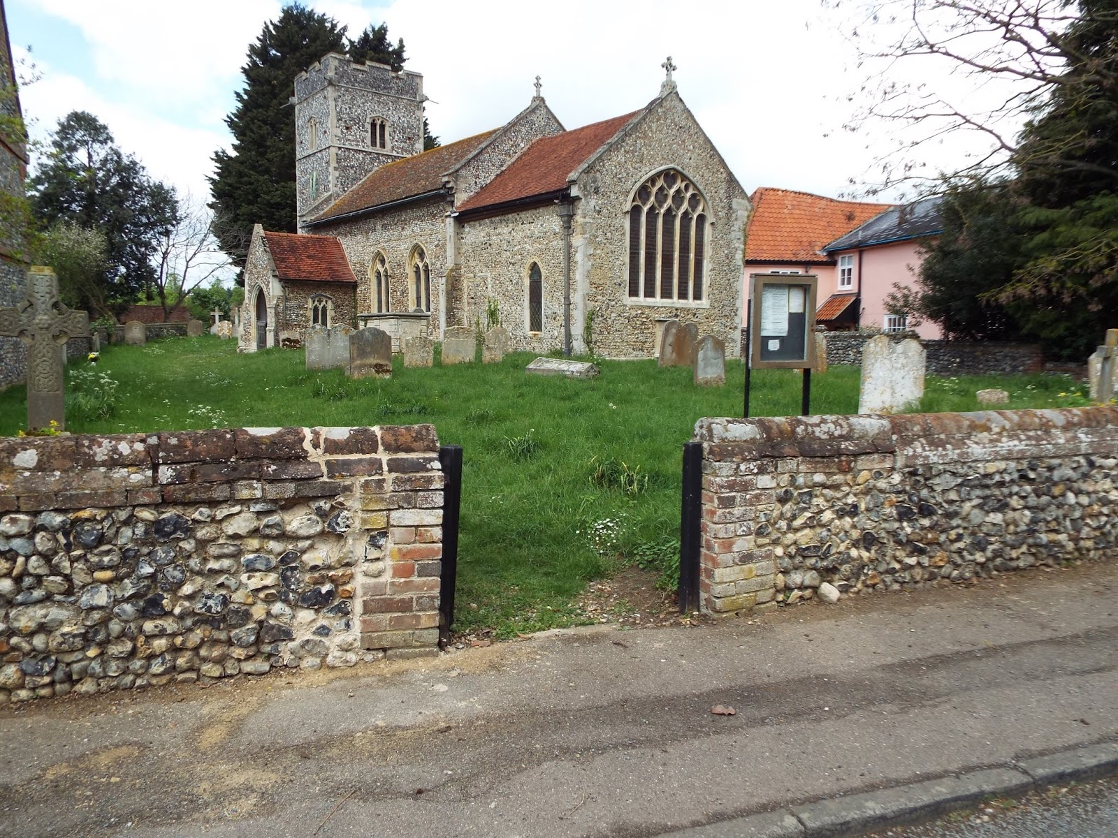 Reinterred Fornham St. Genevieve Walk