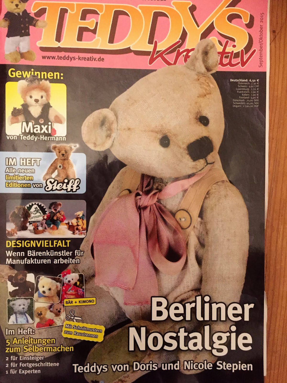 Mein Porträt in der Teddys kreativ