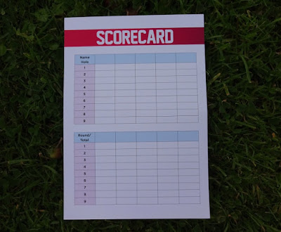 Brighouse Crazy Golf course scorecard from Wellholme Park