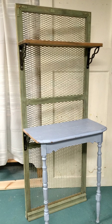 How To Make A Potting Bench From A Metal Grate