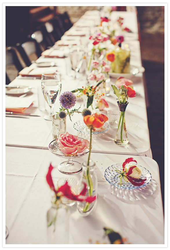 An Undeclared Panache Wedding Table Inspiration, Bud Vases