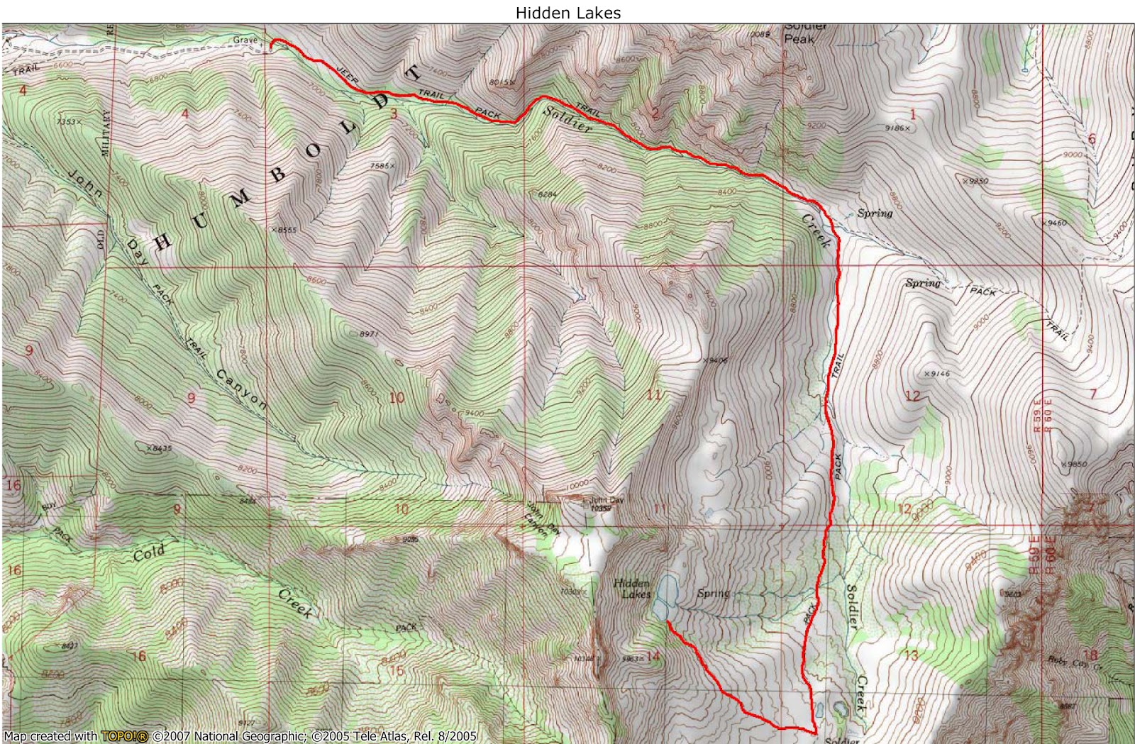 Ruby Mountain Trails June 2012