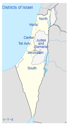 Pembagian wilayah administratif Israel