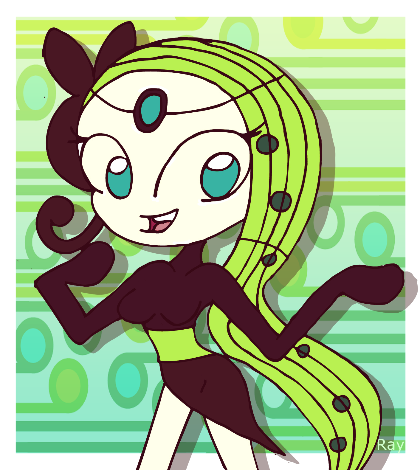 meloetta (first time drawing a pokemon...ever) .