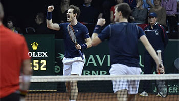 Copa Davis: Gran Bretaña muy cerca de quedarse con "la ensaladera"