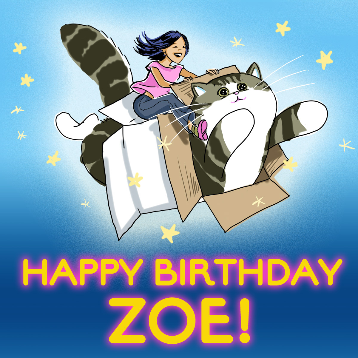 Project 365 Draw The Line Happy Birthday Zoe!