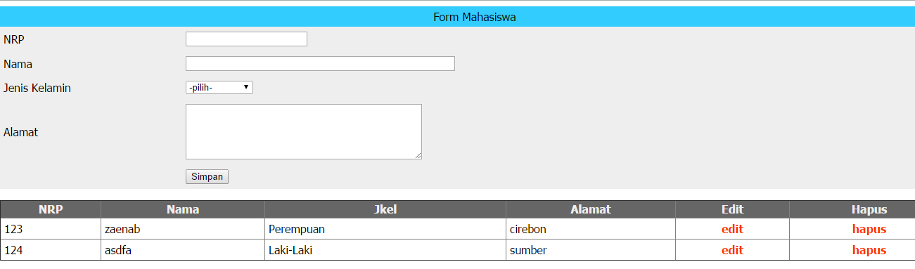 Cara Membuat FORM Input Mahasiswa Di PHP | CARA MUDAH & MURAH BISNIS ...