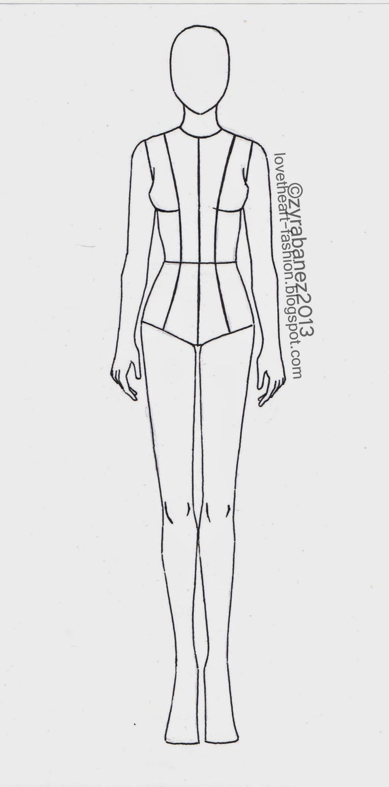 Printable blank fashion design templates - bxews