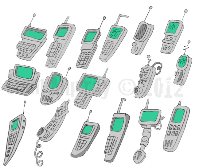 Scribblejunkie prop phones