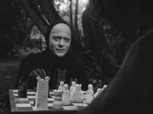 Antonius Block vs. Death in a game of chess from the movie Seventh Seal  by Ingmar Bergman (1957) : r/OldSchoolCool