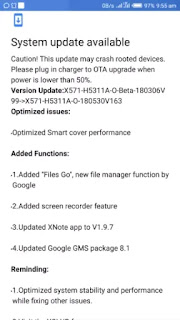 Infinix note 4 pro Android 8.1 Oreo bug fix