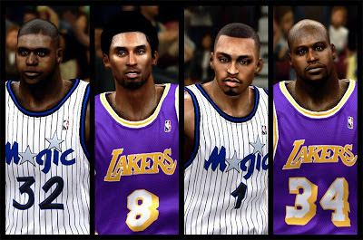 NBA 2K13 Classic Players Cyberface Mods