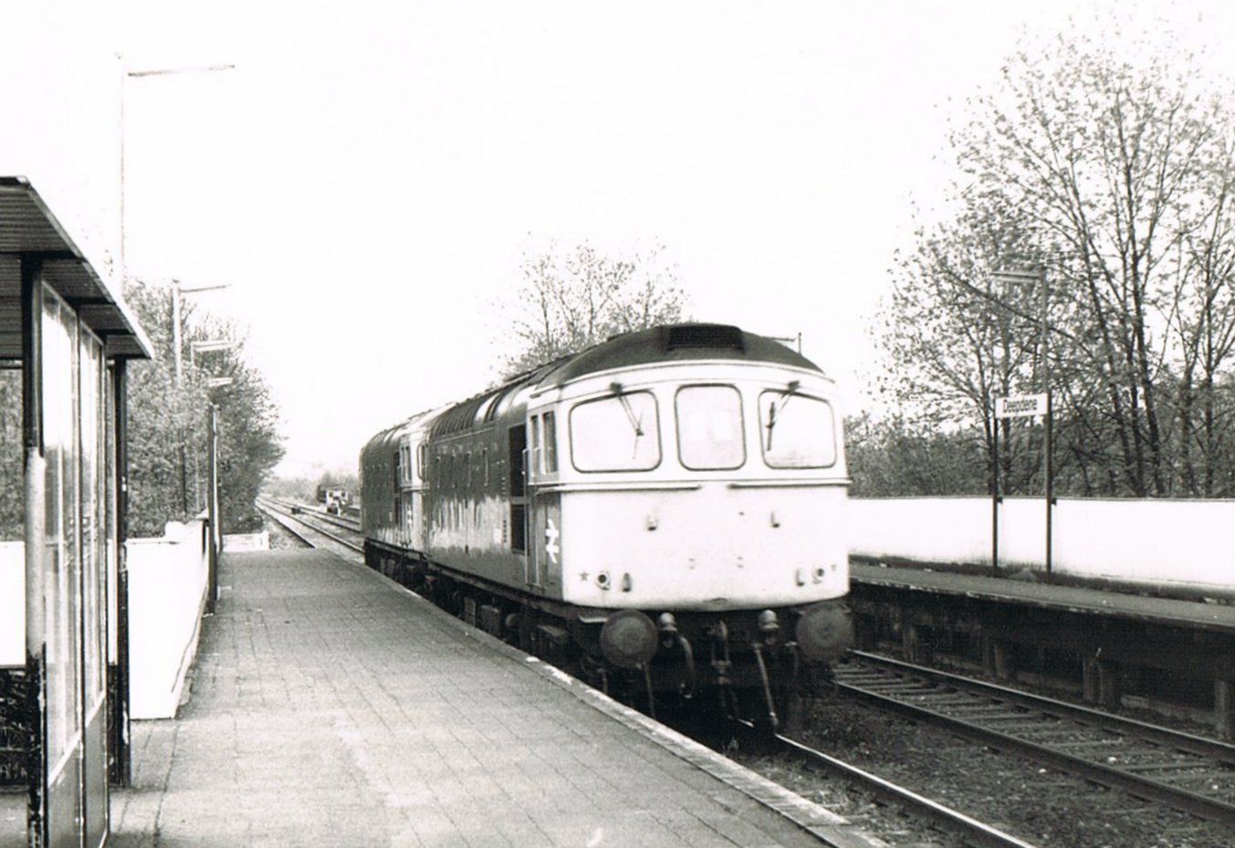 the rail thing Dorking 1973