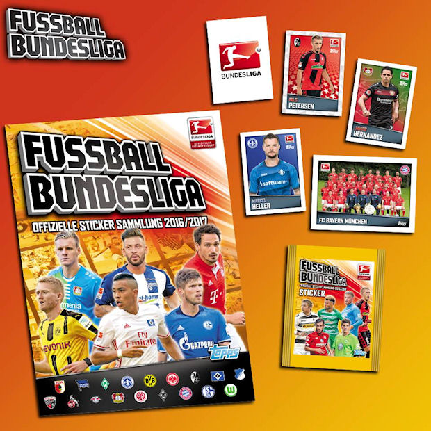 TOPPS Bundesliga 2016/2017 Robby Wood Sticker 170