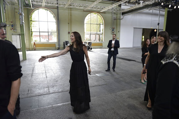 Crown Princess Mary of Denmark attended a fashion show organized by Malene Birger