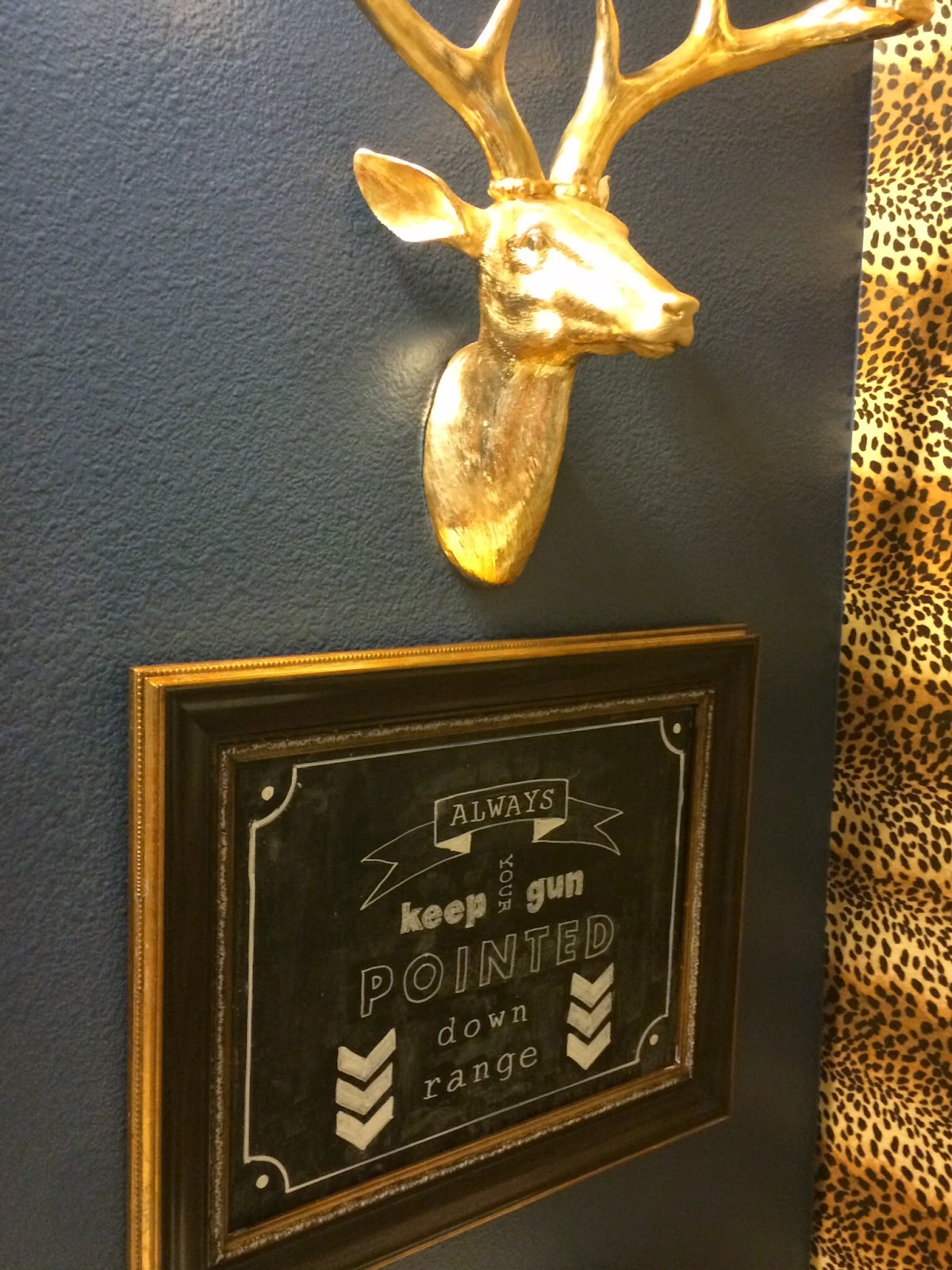 uniquely nested Framed Glass Chalkboard